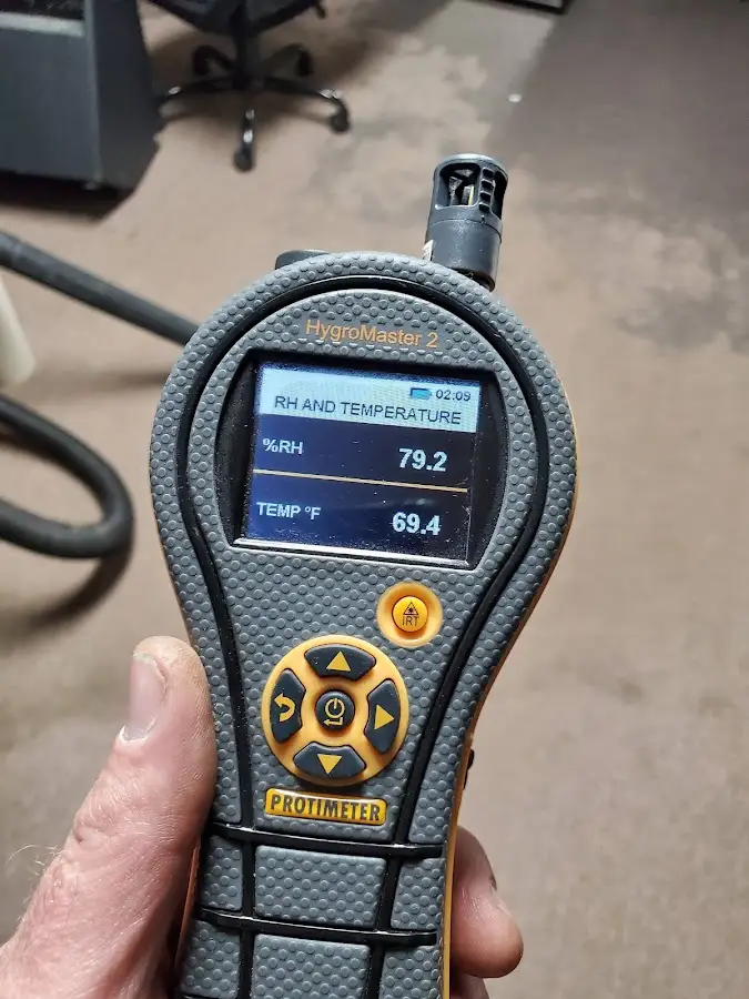 Moisture meter humidity assessment for Fire & Smoke Damage Restoration in Milliken